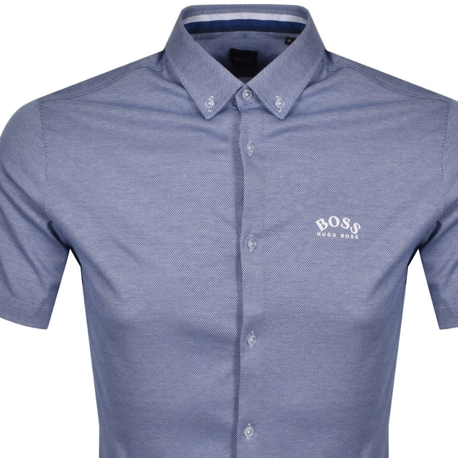 Alternative Image for ProductBOSS Biada R Short Sleeved Shirt Blue2